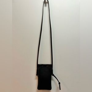 Small Madewell black leather bag